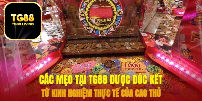 Các mẹo tại TG88 được đúc kết từ kinh nghiệm thực tế của cao thủ